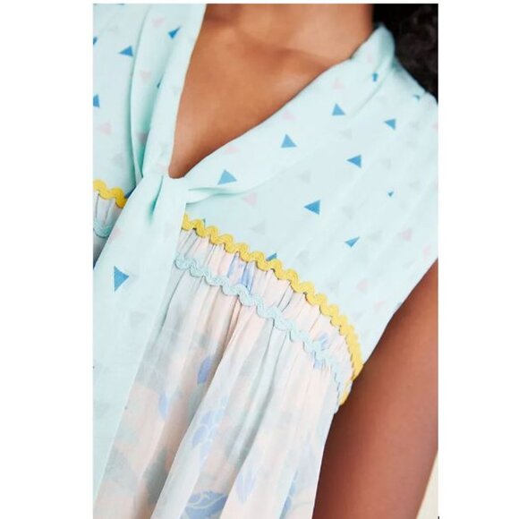 Samira Sleeveless Blouse Verb by Pallavi Singhee from Anthropologie – Size Small - Picture 4 of 7